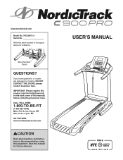 NordicTrack C 900 Pro Treadmill English Manual