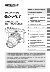 Olympus E-PL1 E-PL1 Manual de Instrucciones (Espa?ol)