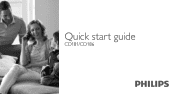 Philips CD1811G Quick start guide
