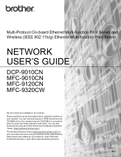 Brother International MFC-9010CN Network Users Manual - English