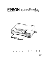 Epson ActionPrinter 2250 User Manual