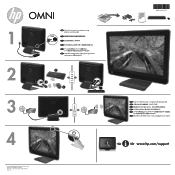 HP Omni 220-1050xt Setup Poster