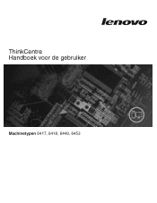 Lenovo ThinkCentre A61e Dutch (User guide)
