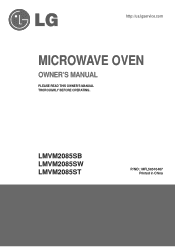 LG LMVM2085ST Owner's Manual
