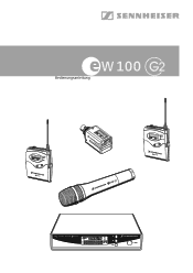 Sennheiser ew 100 G2 Instructions for Use