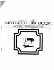 Singer S900 INSPIRATION Instruction Manual 2