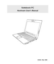 Asus W5F W5 Hardware user's manual for English Edition (E2494)