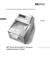HP Network Scanjet 5 HP Network ScanJet 5 Scanner - Administrator's Guide