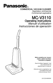 Panasonic MCV3110 MCV3110 User Guide
