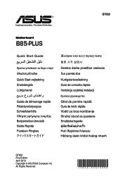 Asus B85-PLUS Quick Start Guide