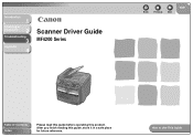 Canon imageCLASS MF4270 MF4200 Series Scanner Driver Guide