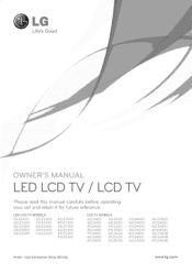 LG 26LU55 Owners Manual