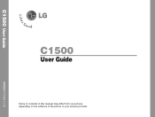 LG C1500 Owner's Manual