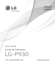 LG P930 User Guide