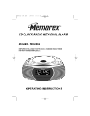 Memorex MC2862 Operating Instructions