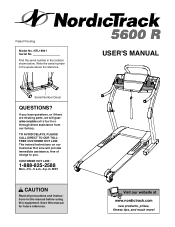 NordicTrack 5600r Treadmill English Manual