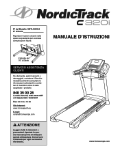 NordicTrack C320i Treadmill Italian Manual