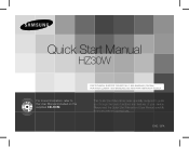 Samsung HZ30W Quick Guide (easy Manual) (ver.1.0) (English, Spanish)