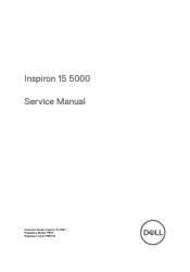Dell Inspiron 15 5567 Inspiron 15 5000 Service Manual