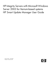 HP Rx2620-2 Windows Integrity HP Smart Update Manager User Guide