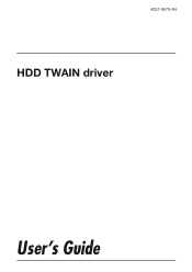 Konica Minolta bizhub C552 bizhub C452/C552/C652 HDD Twain Driver User Guide