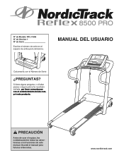 NordicTrack Reflex 8500 Pro Treadmill Gesp Manual