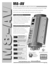 Panamax M8-AV Datasheet