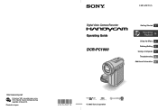 Sony DCRPC1000 Operating Guide