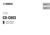 Yamaha CD-C603 CD-C603RK Owners Manual