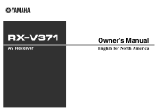 Yamaha RX-V371 Owners Manual