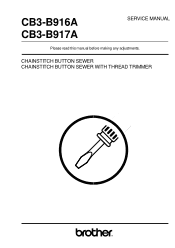 Brother International CB3-B917 Service Manual