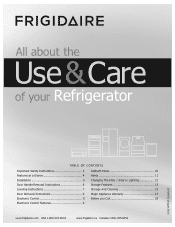 Frigidaire FPRH19D7LF Complete Owner's Guide (English)