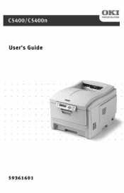 Oki C5400dn Guide: User's, C5400 Series (American English)