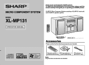 Sharp XL-MP131 XL-MP131 Operation Manual