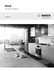 Bosch HIB82651UC Use and Care Manuals