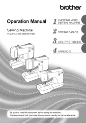 Brother International SQ9285 Operation Manual