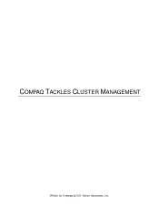 Compaq ProLiant 1850R Compaq Tackles Cluster Management