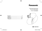 Panasonic EH-NA27 Operating Instructions Multi-lingual