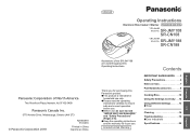 Panasonic SR-CN188 Operating Instructions
