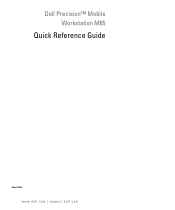 Dell Precision M65 Quick Reference Guide