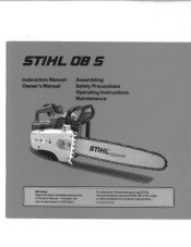 Stihl 08 S Instruction Manual
