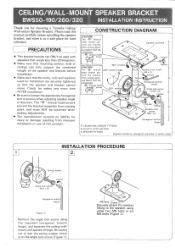Yamaha 260 BWS50-190/260/320 Installation Instruction EN image