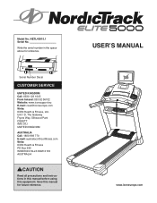 NordicTrack Elite 5000 Instruction Manual