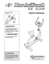 NordicTrack Sl 528 Canadian English Manual