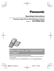 Panasonic KX-PRW120 Operating Instructions CA