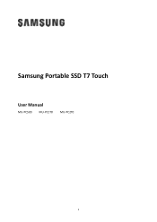 Samsung MU-PC1T0K User Manual