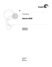 Seagate ST600MM0026 Savvio 10K.1 SCSI Product Manual