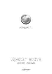 Sony Ericsson Xperia active User Guide