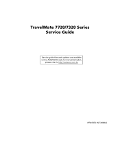 Acer TravelMate 7720 TravelMate 7720 / 7320  and Extensa 7620 Service Guide