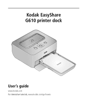 Kodak G610 User Manual